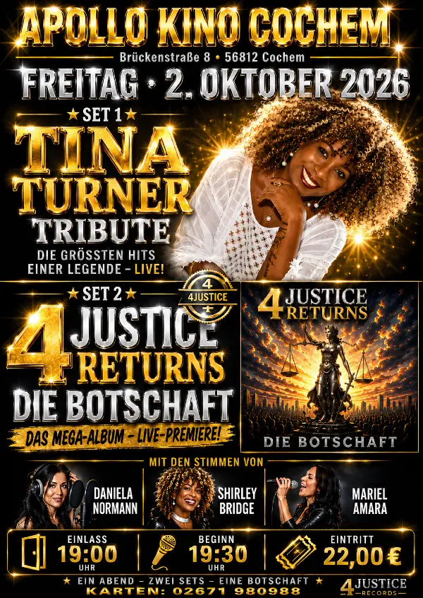 4 Justice Records & Tina Turner Tribute